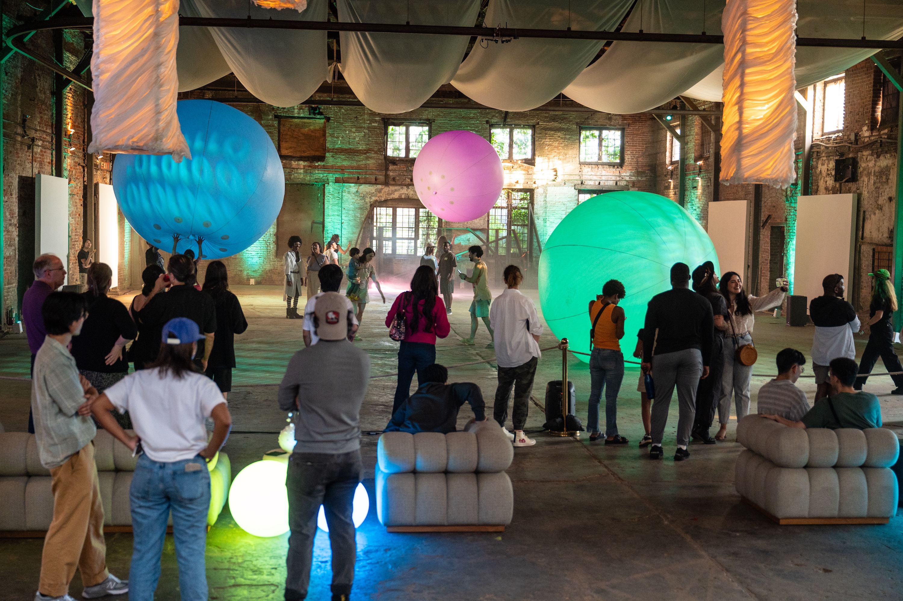 Sound Clouds: Exploring ambient intelligence in public spaces to elicit deep human experience of awe, wonder, and beauty